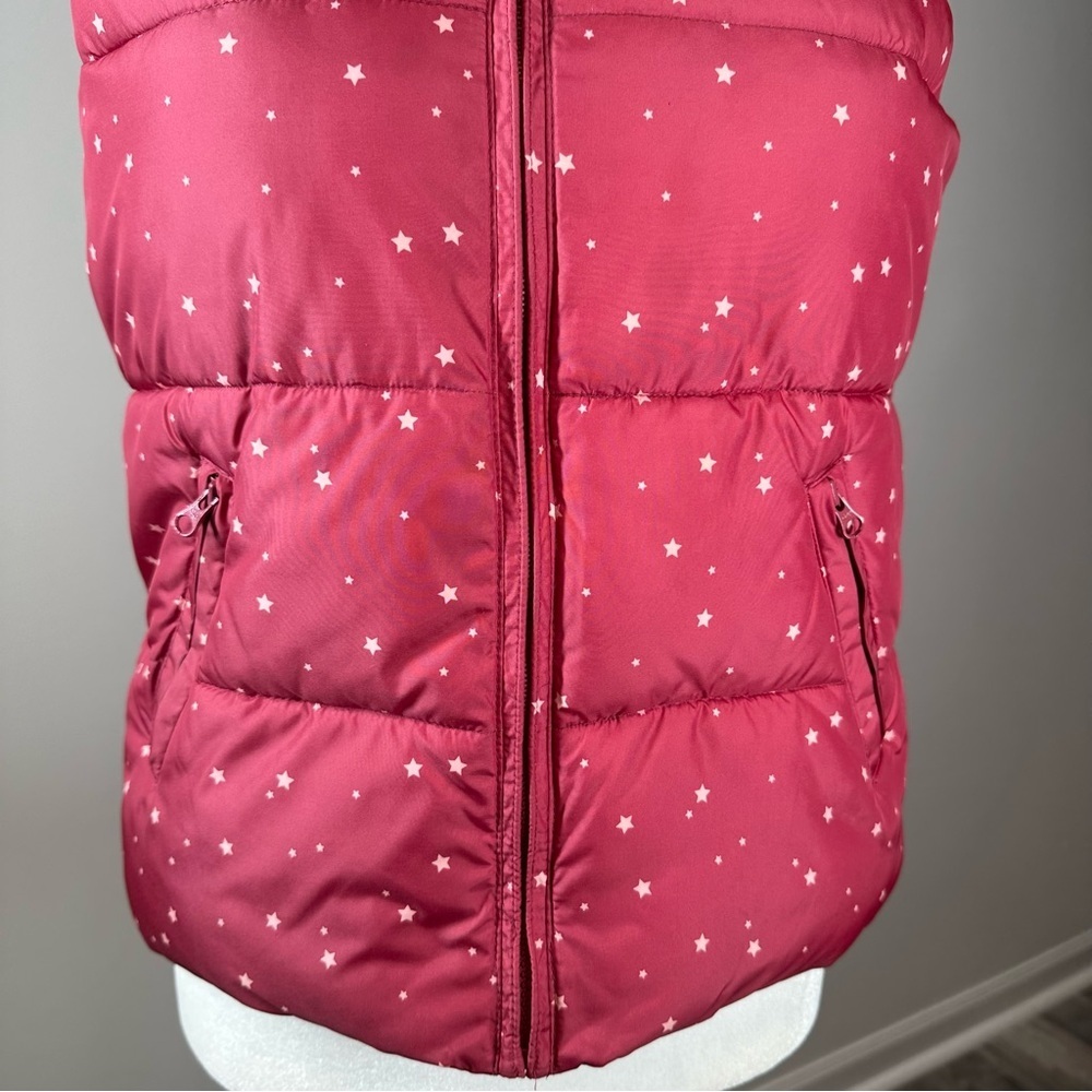 GapKids Red Star Print Puffer Vest XXL (14-16) Warm Winter Layer - Picture 5 of 12